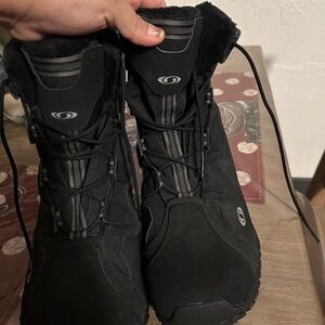 Salomon Men's Black Snow Boots